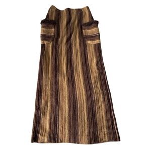 🤎 Y2K Groovy Bratz Vibes Wool Blend Stretchy Maxi Skirt